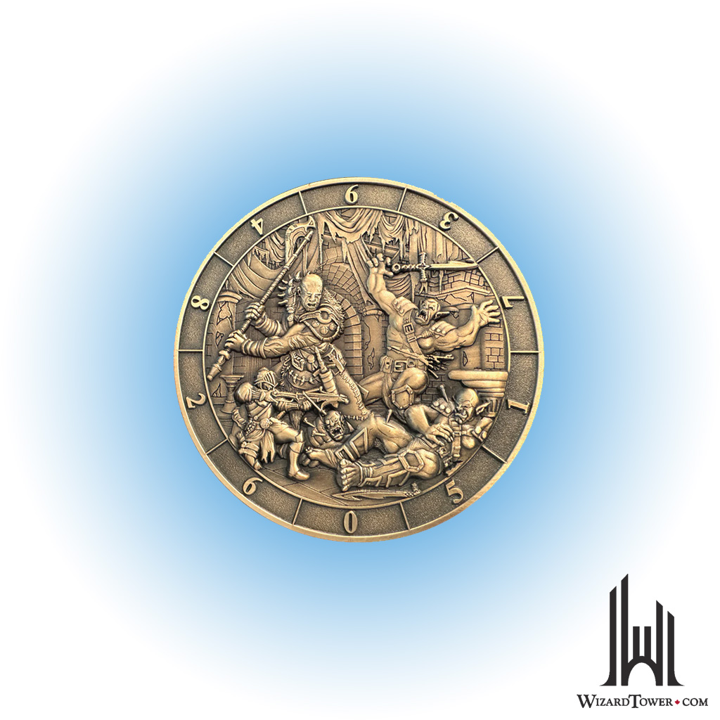 Individual Dice - Coin Battle Scene d10